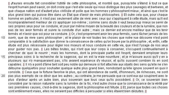  - J'aurais ensuite fait considérer l'utilité de cette philosophie... - 